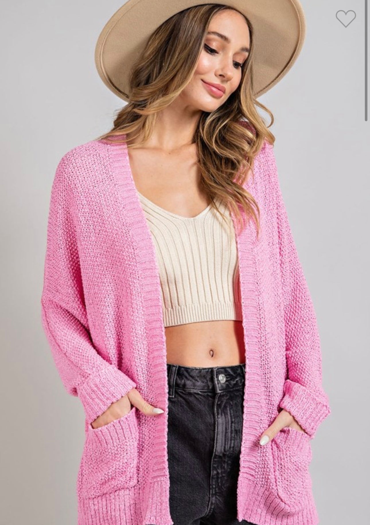 Solid Woven Cardigan (2 colors)