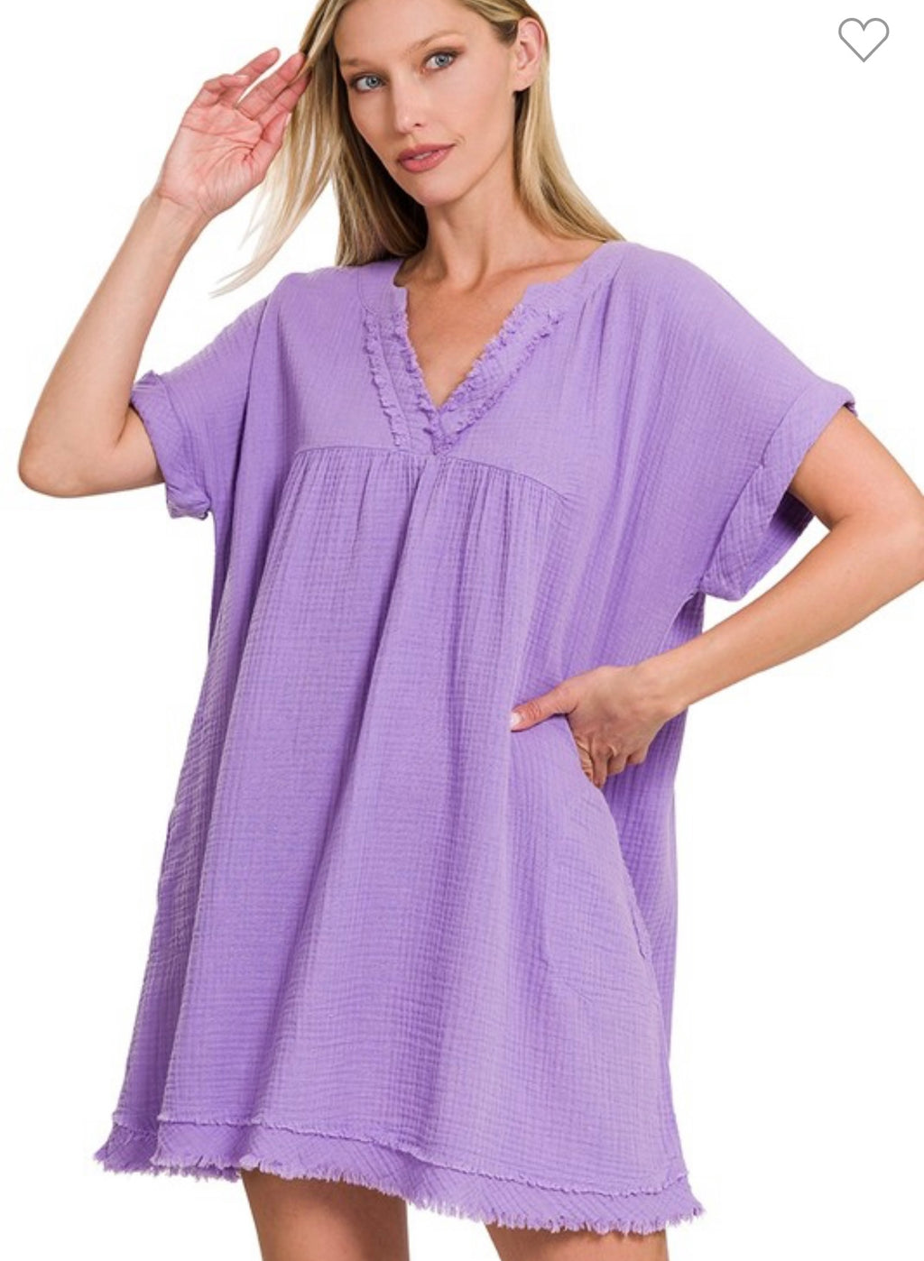 Gauze Mini Dress (3 colors)