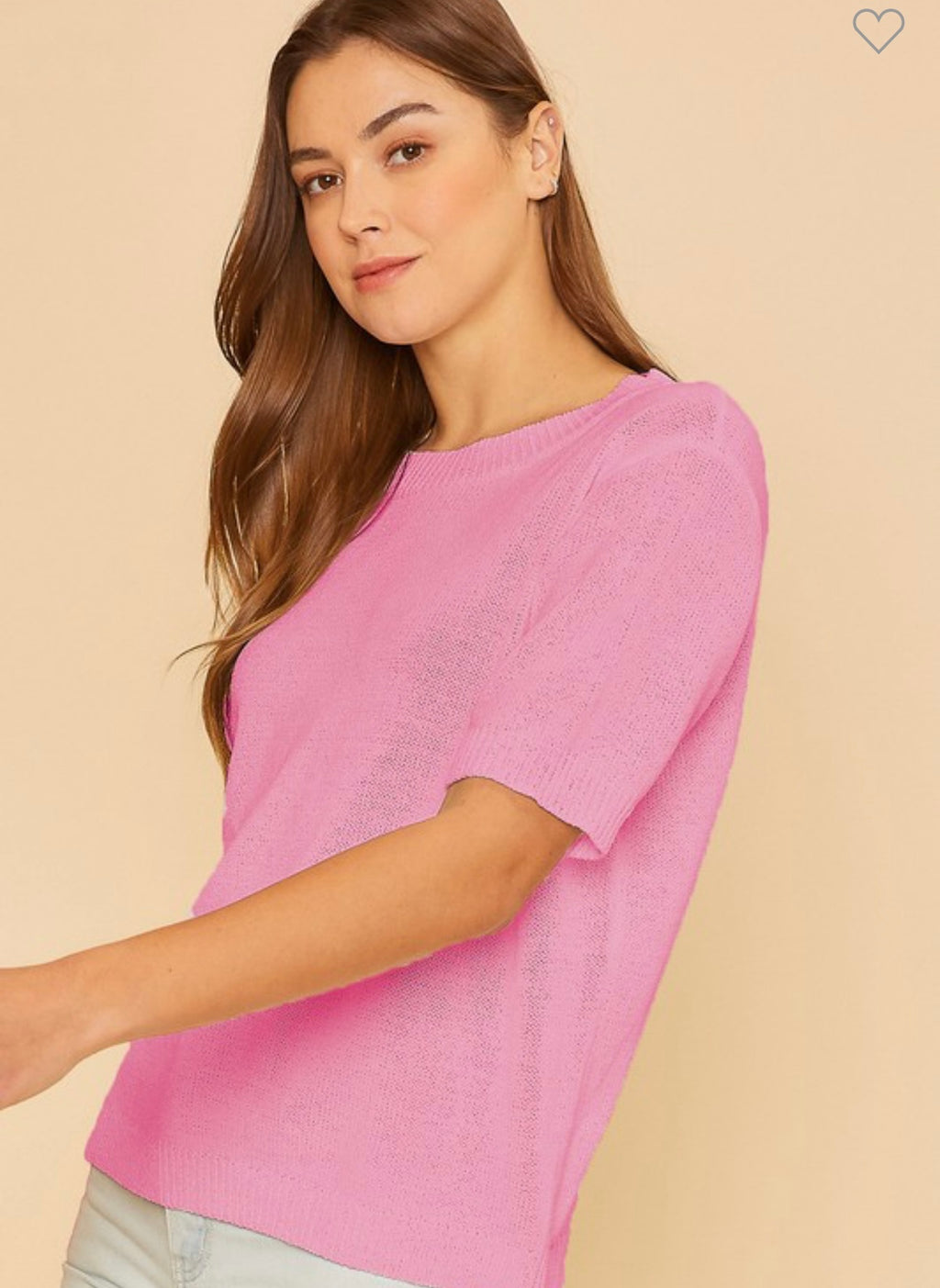 Lightweight Pink Sweater
