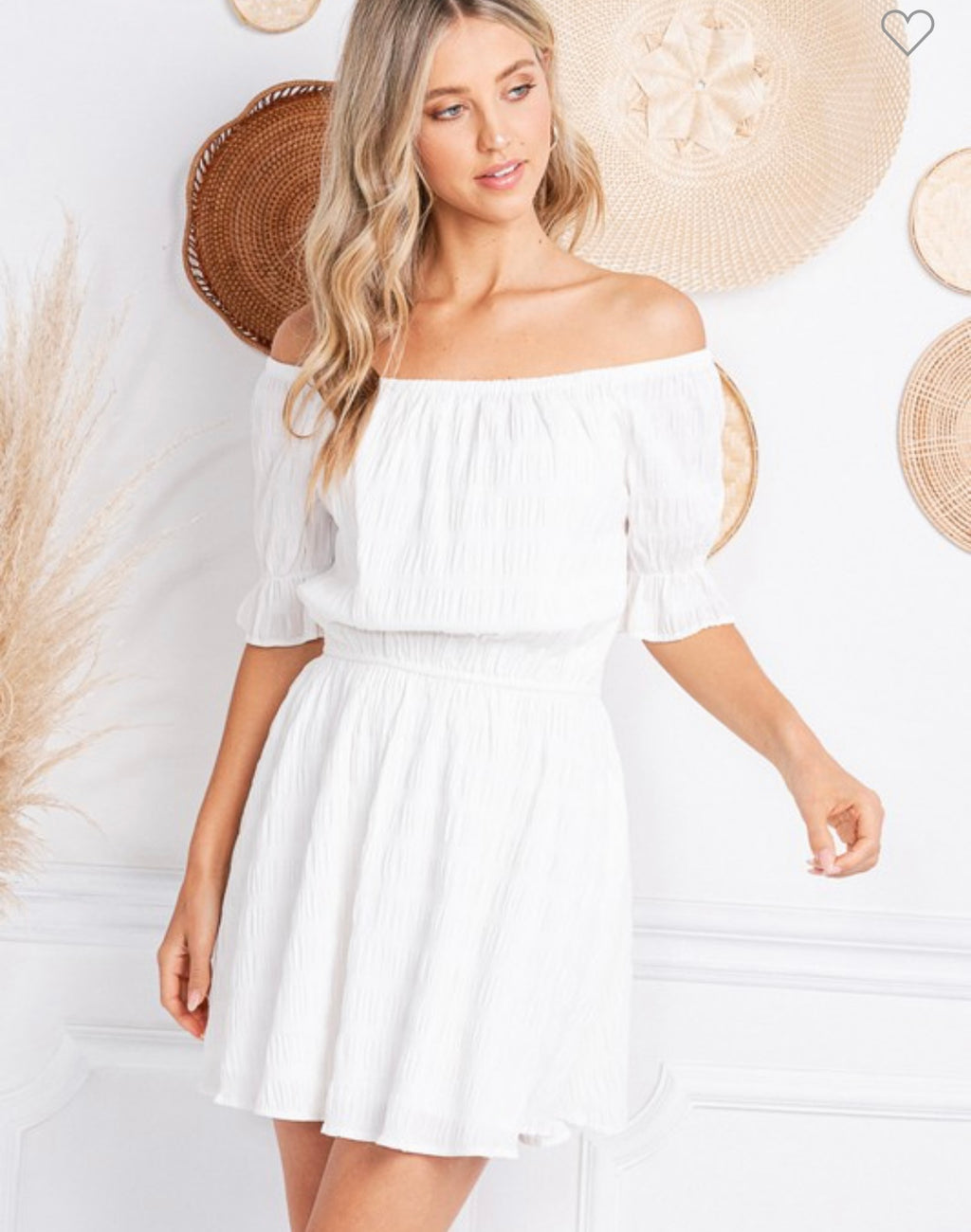 OTS White Mini Dress