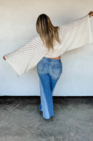 Crochet Bell Sleeve Top