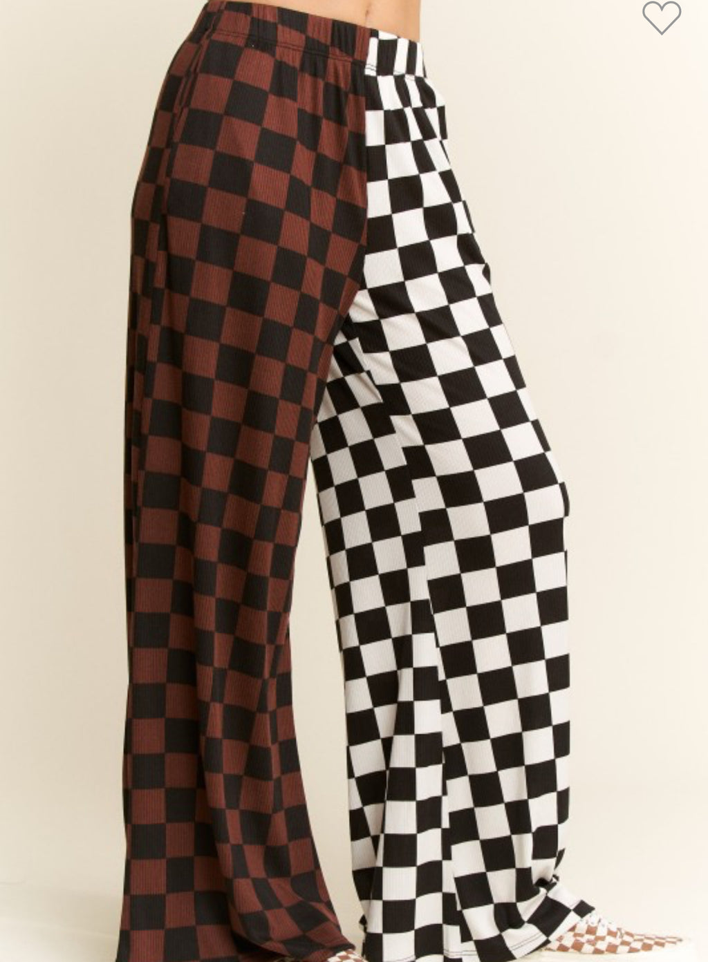 Mixed Checkered Pants