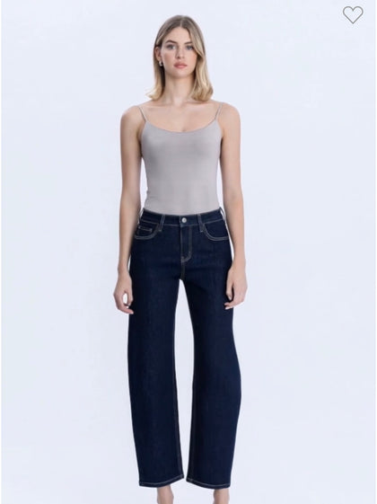 Lovervet Dark Baby Barrel Jeans