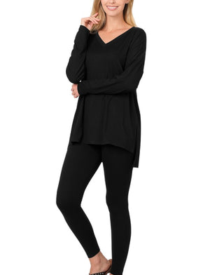 Black DTY Tunic/Legging Set