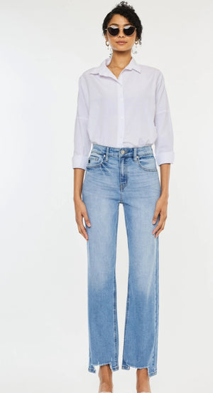 KanCan High Raise Straight Jeans