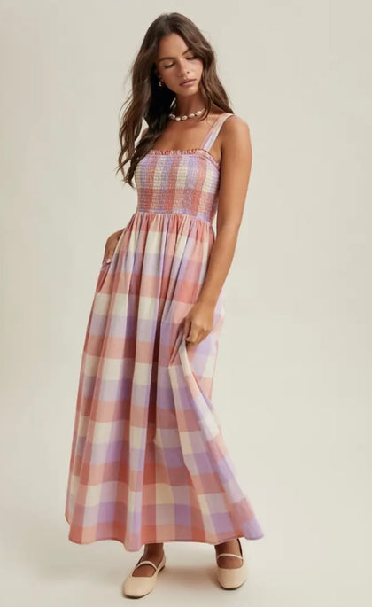 Wishlist Summer Plaid Maxi