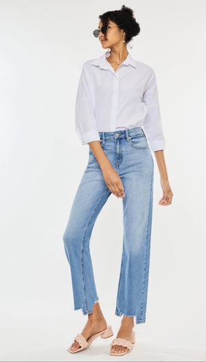 KanCan High Raise Straight Jeans