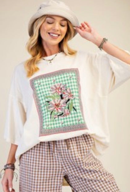 Oversized Floral Tee