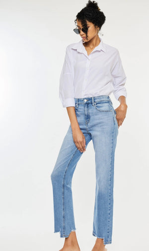 KanCan High Raise Straight Jeans