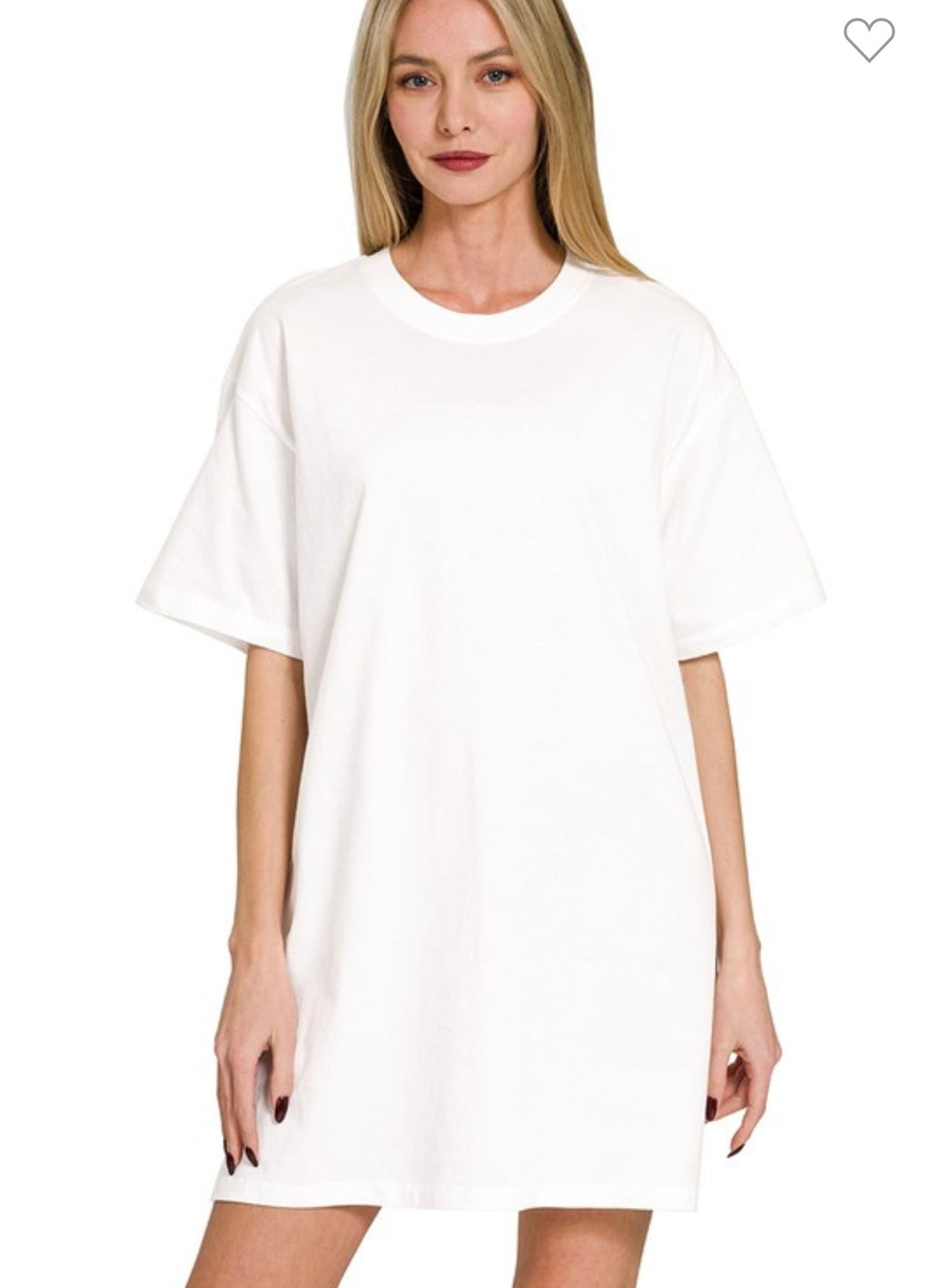 Solid Tshirt Dress (3 colors)