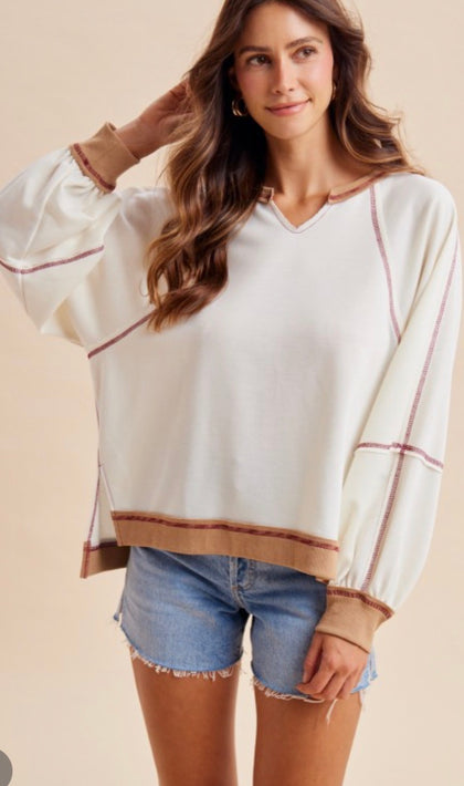 Maroon Stitched Tunic