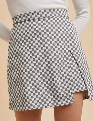 Checkered Skirt