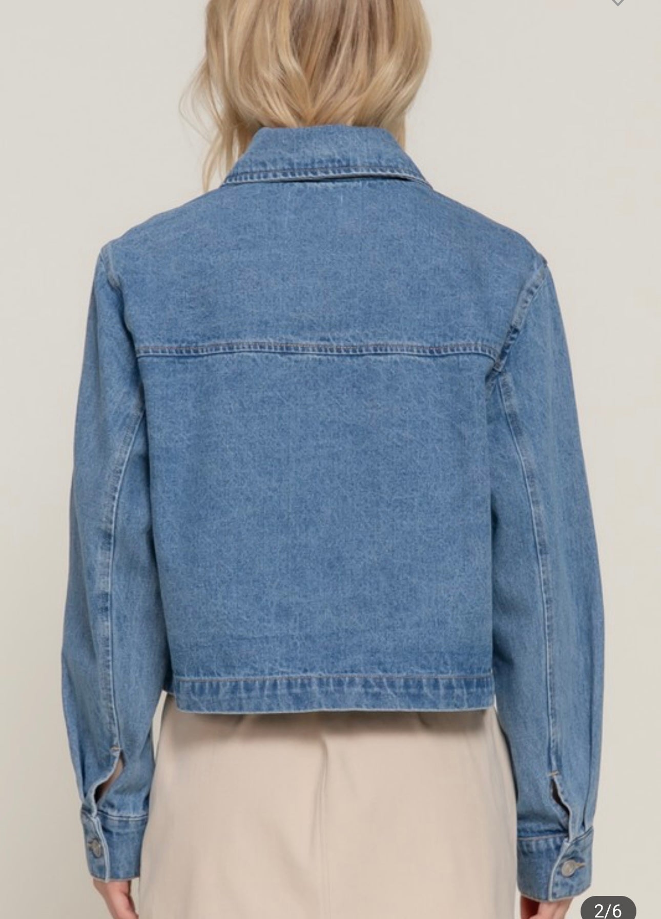 Medium Wash Denim Jacket