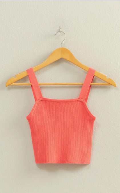 Solid Cropped Tank (2 colors)