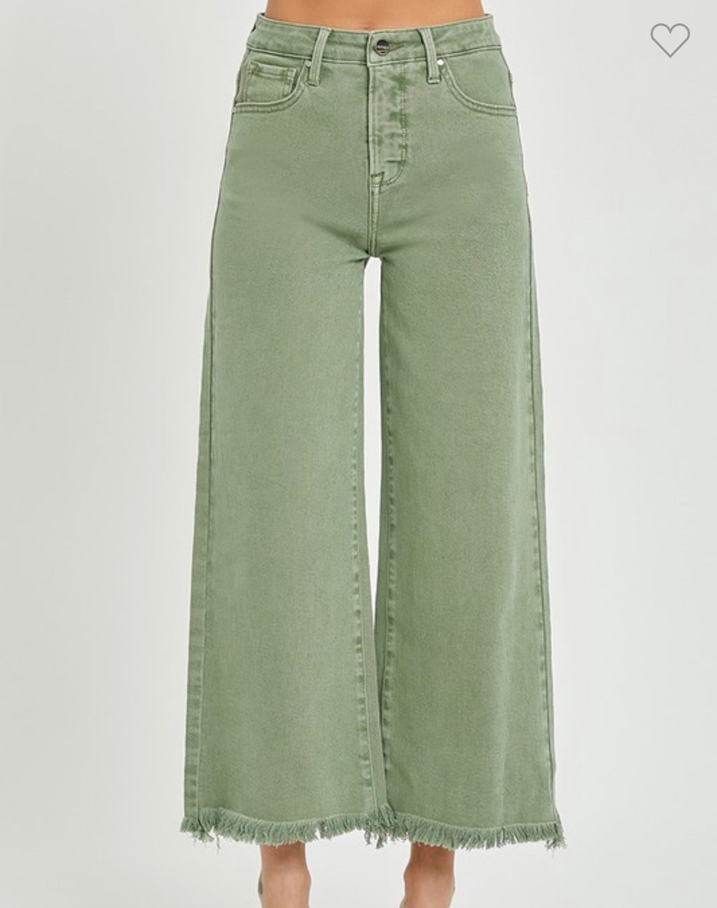 Olive Risen High Rise Jeans