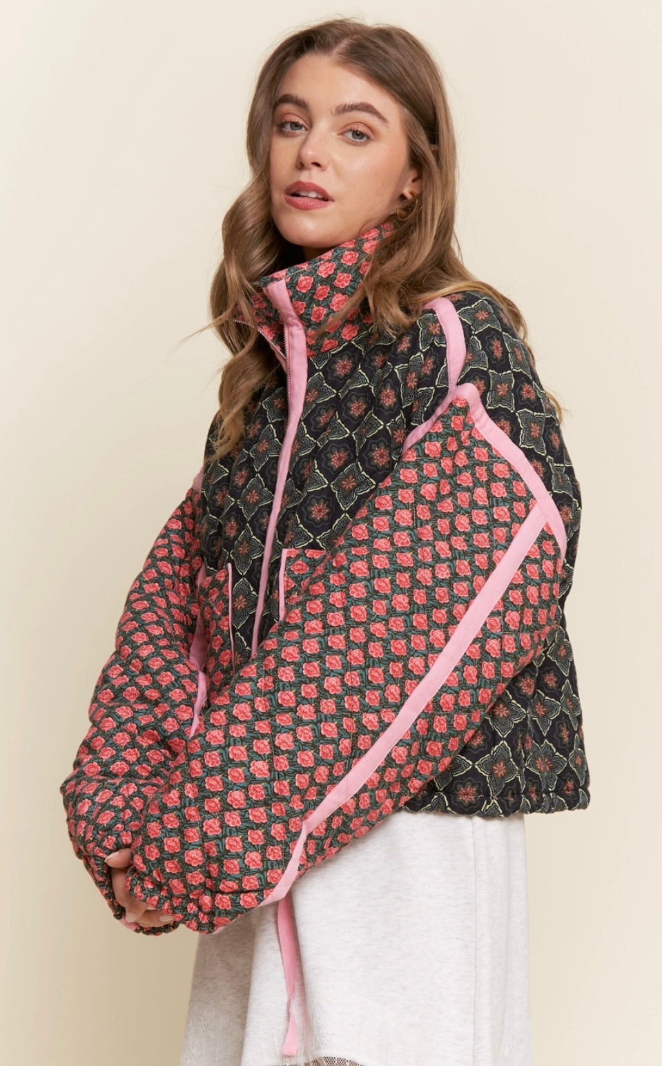 Quilted Patchwork Jacket