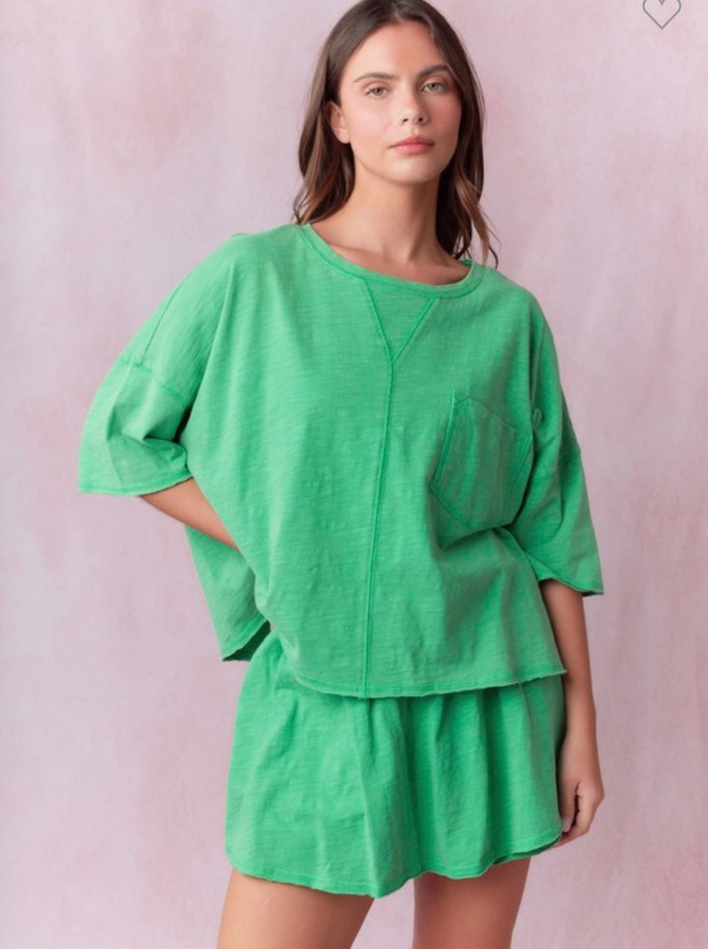 Kelly Green Skort Set