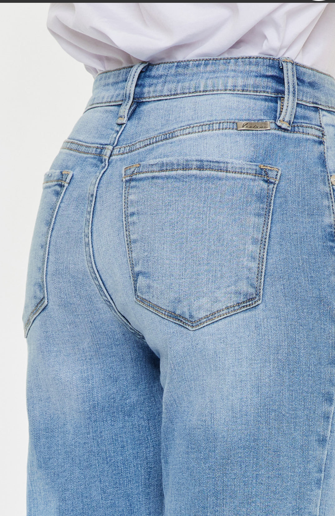 KanCan High Raise Straight Jeans