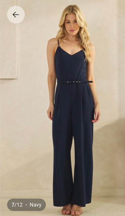 Navy Jumpsuit