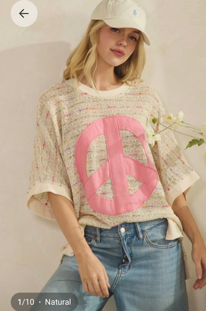 Pink Peace Tunic
