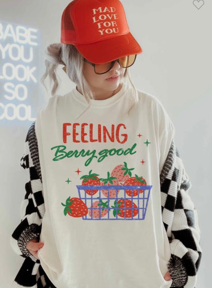Berry Good Oversized Tee