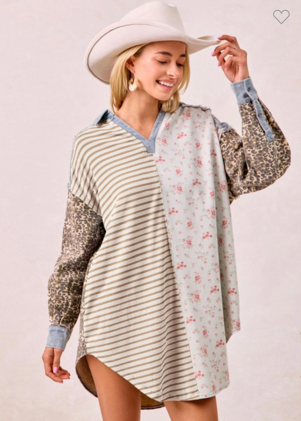 Mixed Media Tunic
