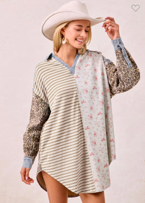 Mixed Media Tunic