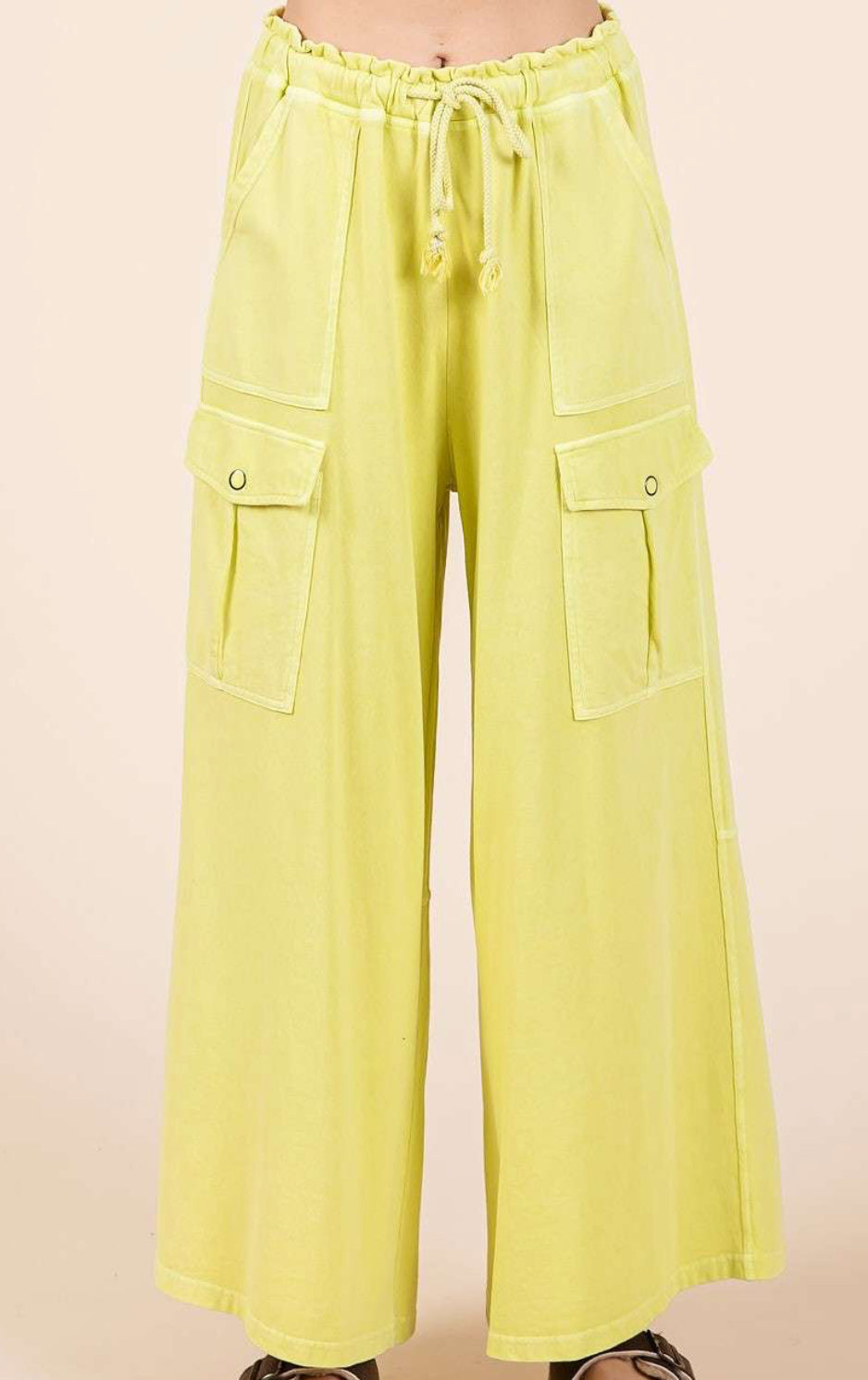 Lime Cargo Pants