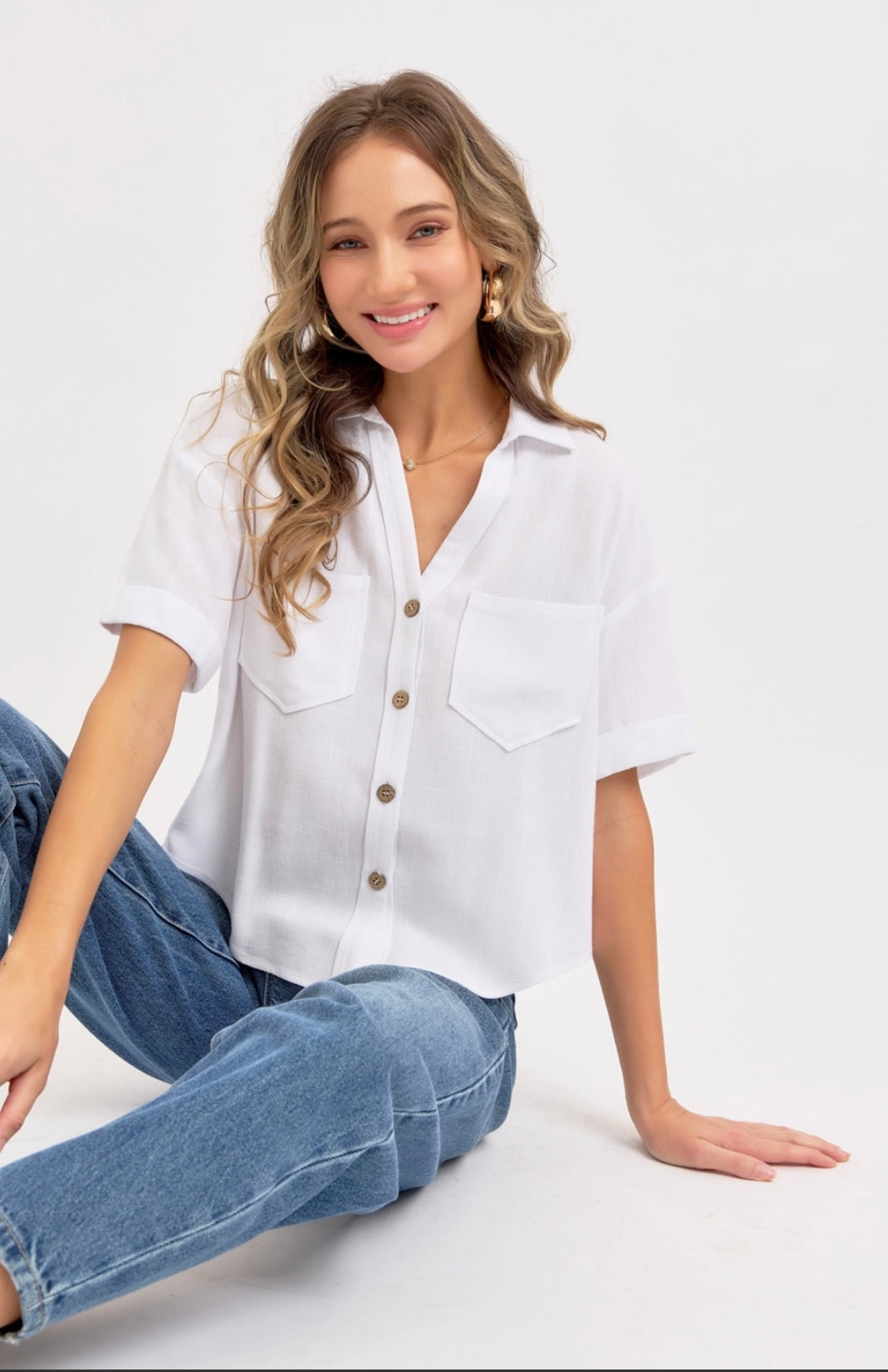 White Button Up