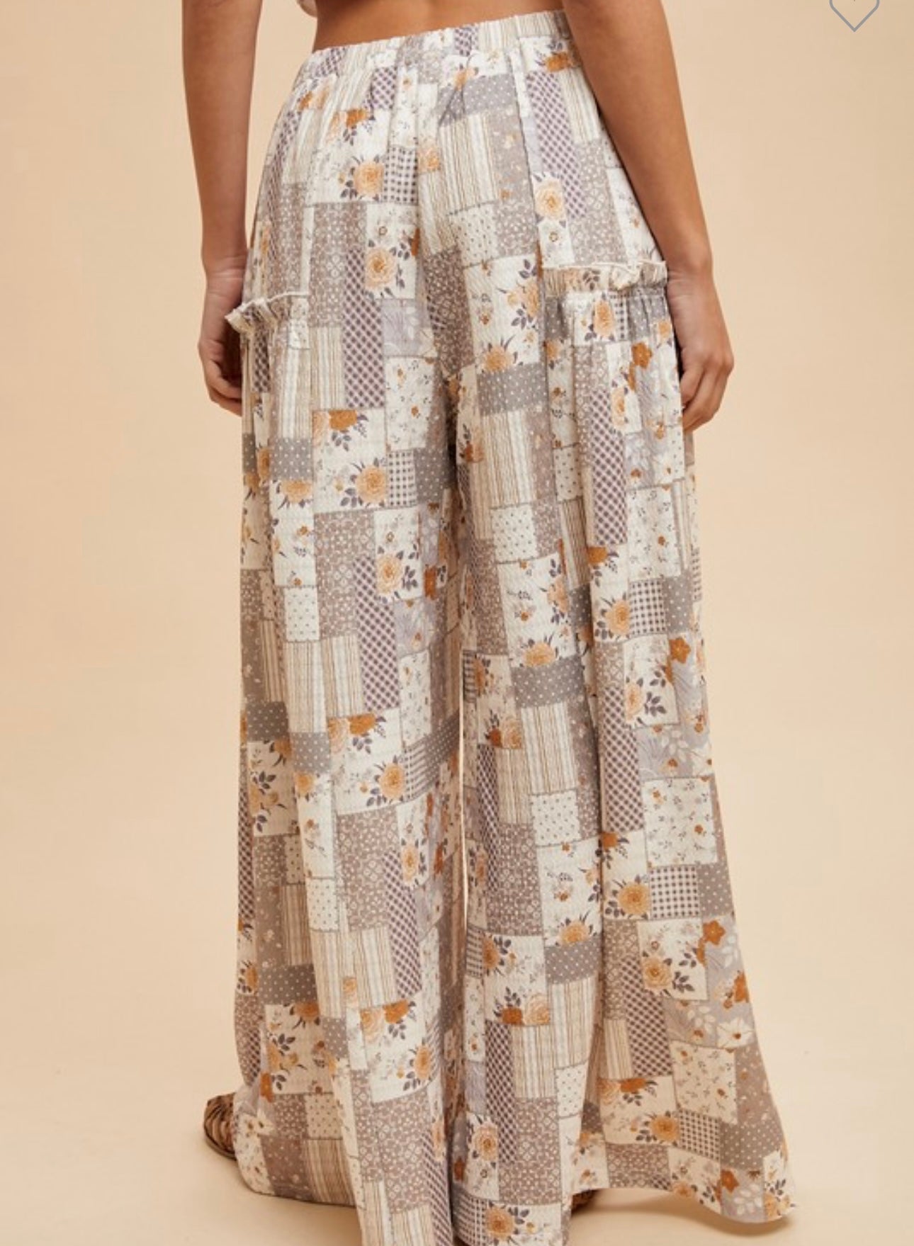 Floral Wide Leg Pants