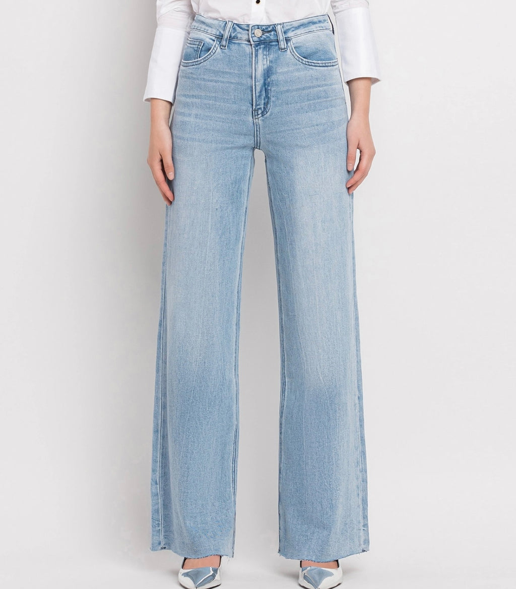 High Rise Wide Leg Jeans by Vervet