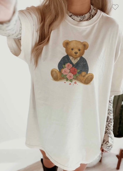 Floral Bouquet Oversized Tee