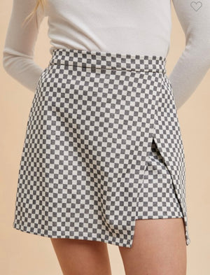 Checkered Skirt