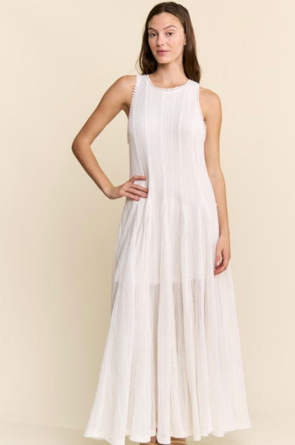 Crochet White Maxi