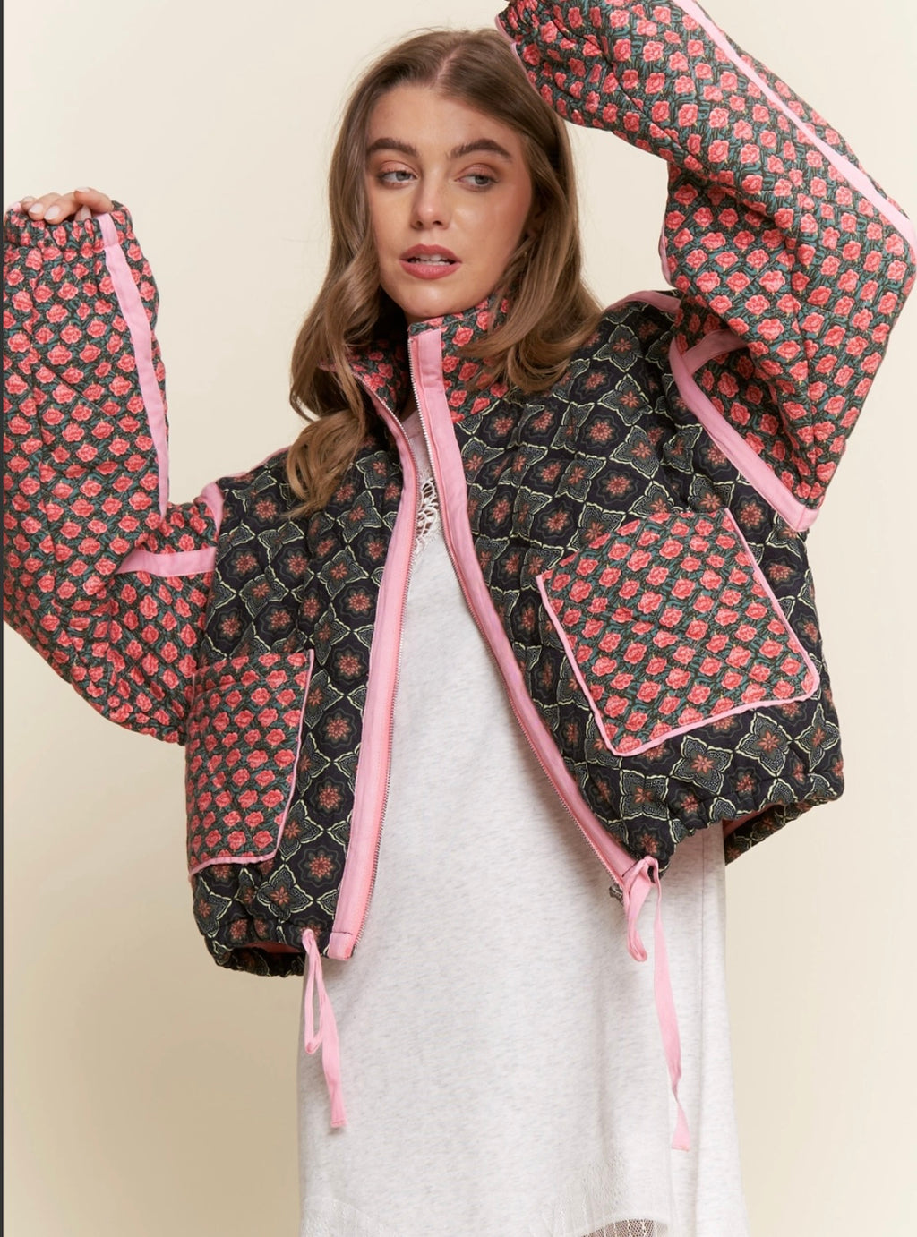 Quilted Patchwork Jacket