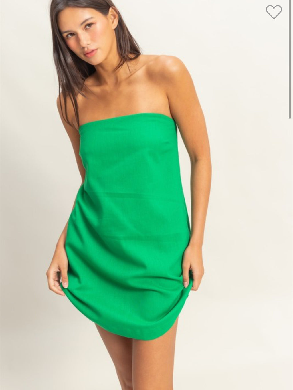 K. Green Tube Top