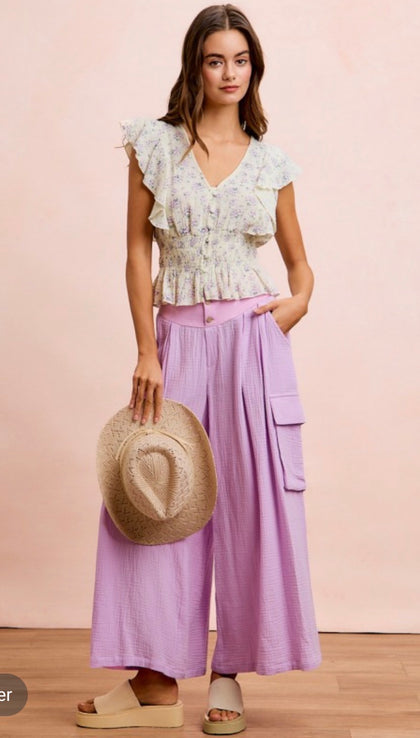 Lavender Utility Pants