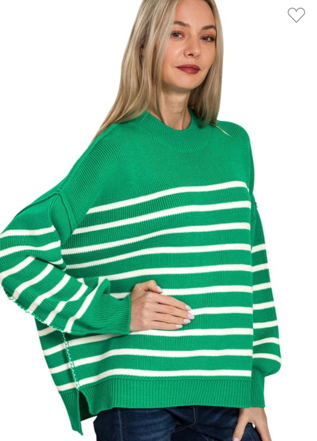 Striped Sweater Tunic (2 colors)