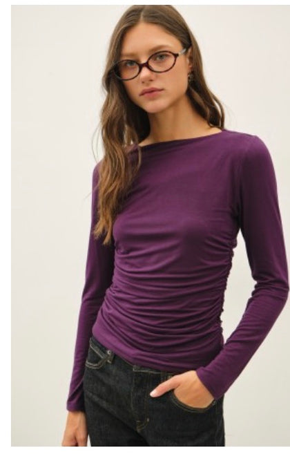 Solid Stretchy Double Lined Top (3 colors)