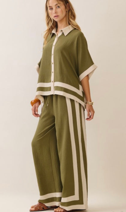 Olive Two Piece Set