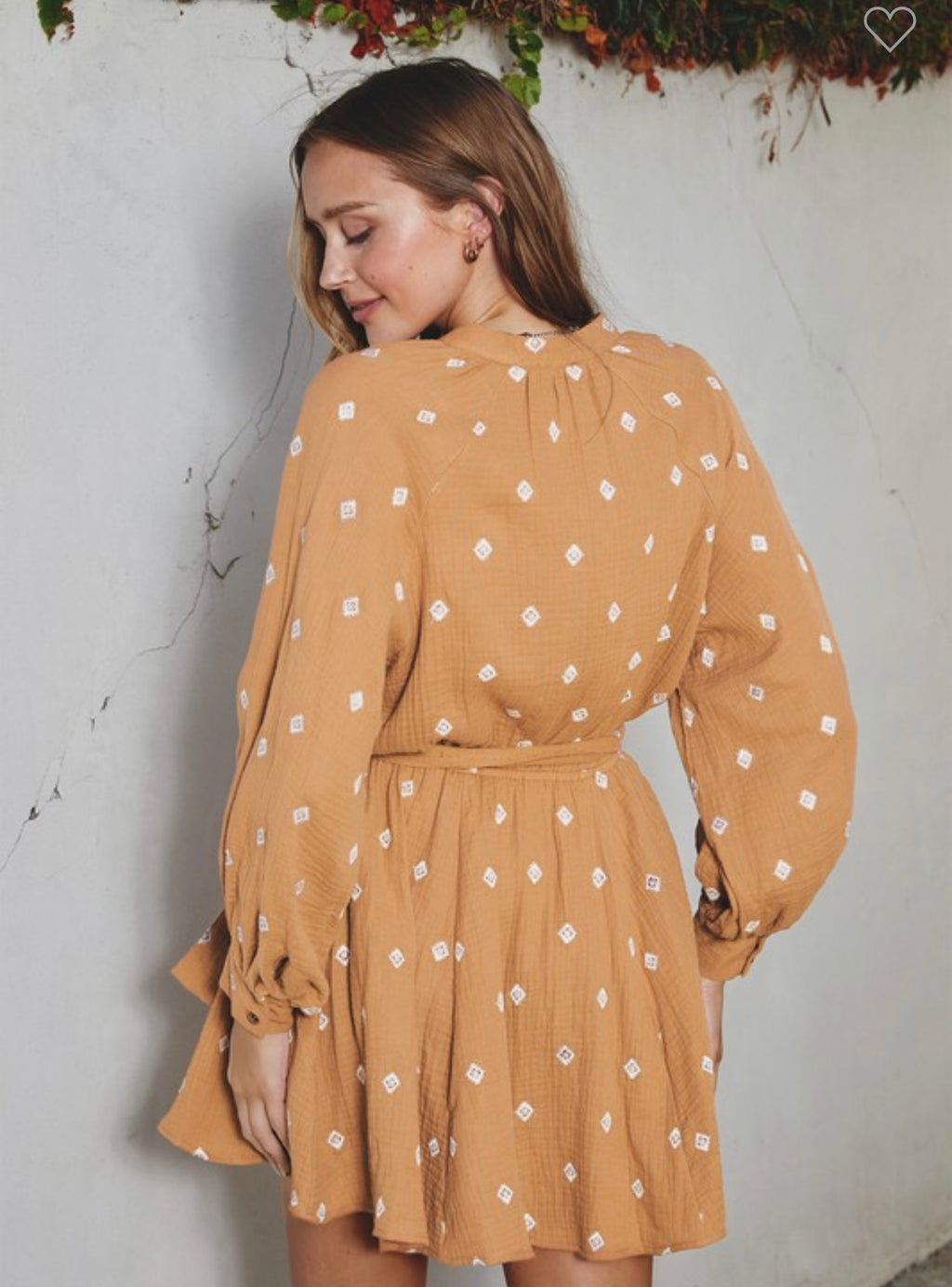 Embroidered Mini Dress