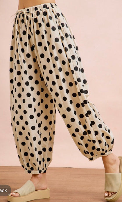 Polka Dot Balloon Pants