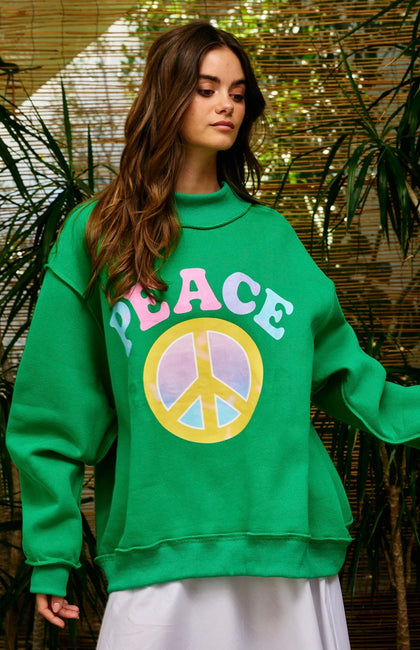 Peace MockNeck
