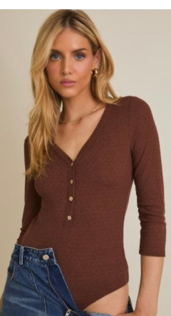 Brown Bodysuit