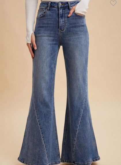 Medium Wash Denim Flare