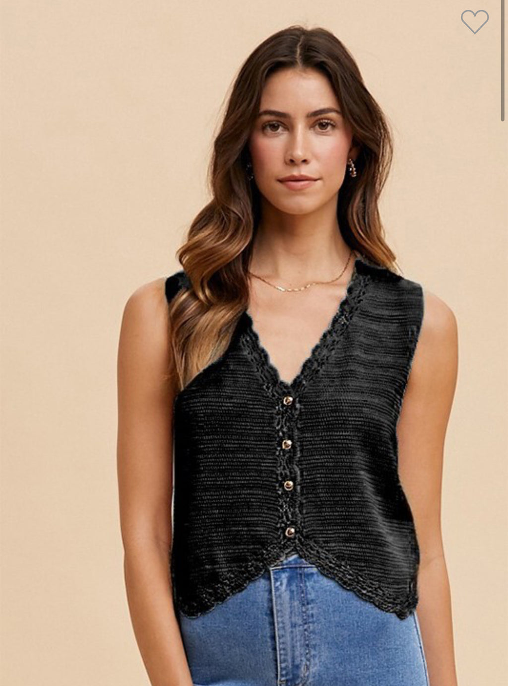 Crochet Vest (3 colors)